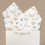 Pearl Grey Hanukkah Menorah Star of David Pattern<br><div class="desc">This design features a watercolor golden menorah and Star of David pattern set on a pearl grey / smoke white background. The background colour may be changed to,  literally,  any colour you like! Just choose the customise tool.</div>