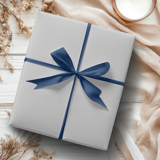 Pearl Grey Solid Colour | Classic | Elegant Wrapping Paper (Creator Uploaded)