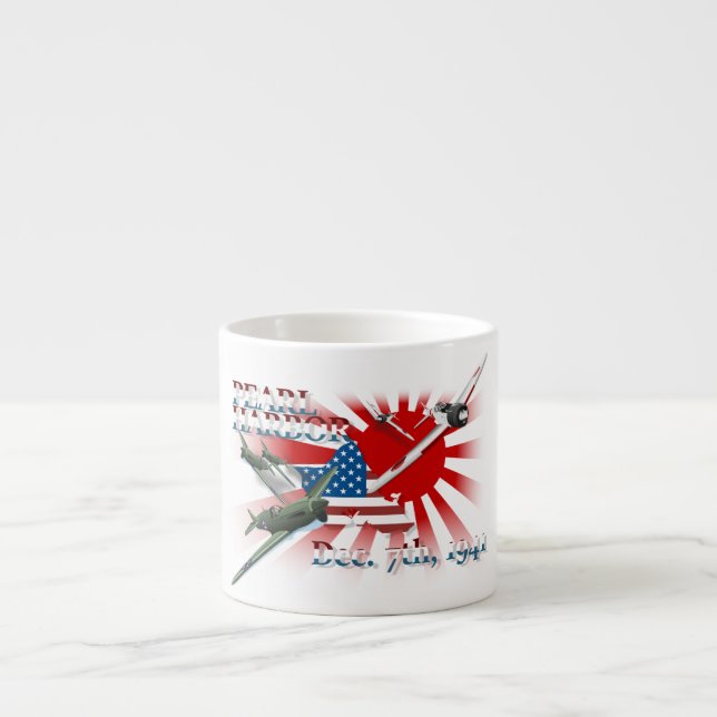 Pearl Habor December 7, 1941 Espresso Cup (Front)