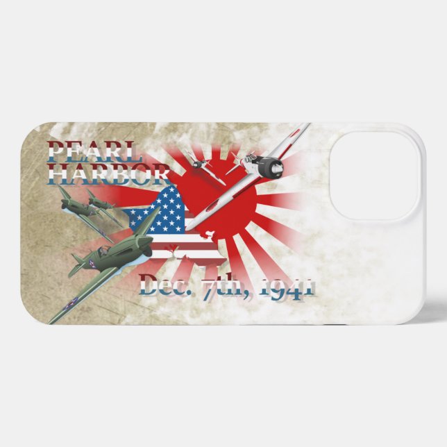 Pearl Habor December 7, 1941 iPhone Case (Back Horizontal)