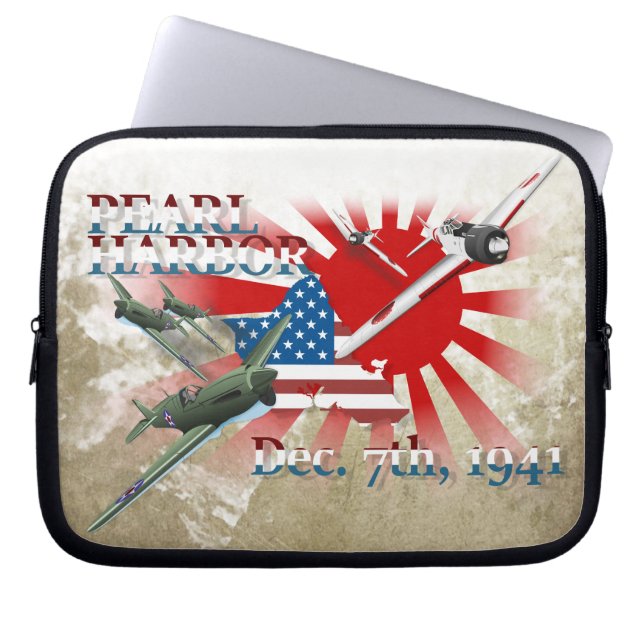 Pearl Habor December 7, 1941 Laptop Sleeve (Front)