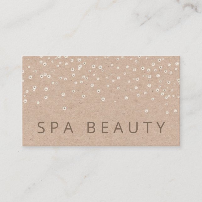 Pearl Handmade Spa Bath Soak Soap Body Butter Business Card (Front)