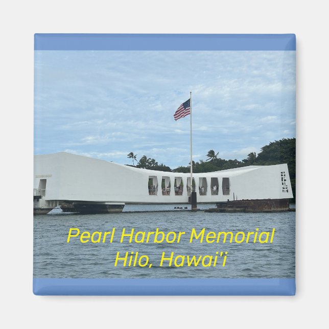 Pearl Harbour Memorial Magnet (Front)