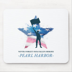 Pearl Harbour Never Forget Our Fallen Heroes Mouse Pad