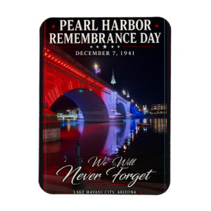 Pearl Harbour Remembrance Day Magnet