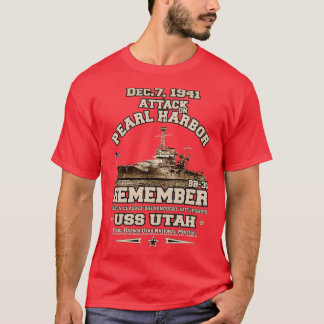 Pearl Harbour USS Utah BB31 T-Shirt