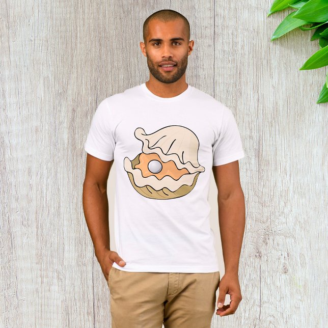 Pearl In An Oyster Mens T-Shirt (Creator Uploaded)