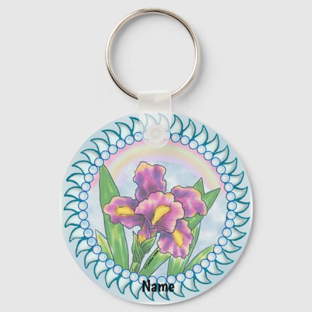 Pearl iris  key ring (Front)