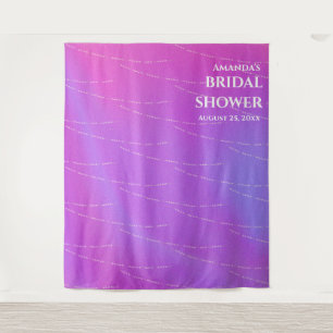 Pearl Jewels Bridal Shower Photo Booth Backdrop  Tapestry