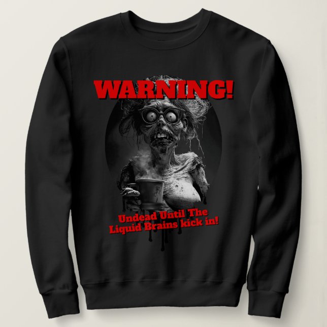 Pearl: Liquid Brain Mornings T-Shirt Sweatshirt (Design Front)