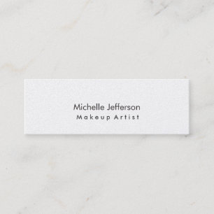 Pearl Makeup Artist Modern Stylish Business Card