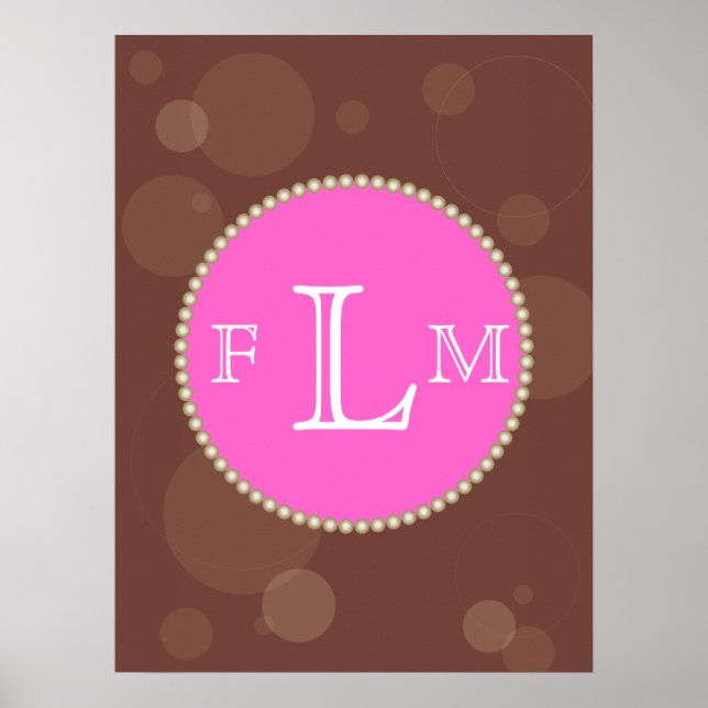 Pearl Monogram Poster (Front)