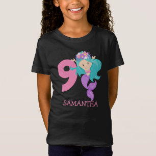 Pearl – Ocean jewel 9th Mermaid birthday T-Shirt