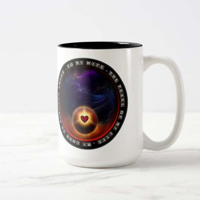 Pearl Of My Life Two-Tone Coffee Mug (Right)