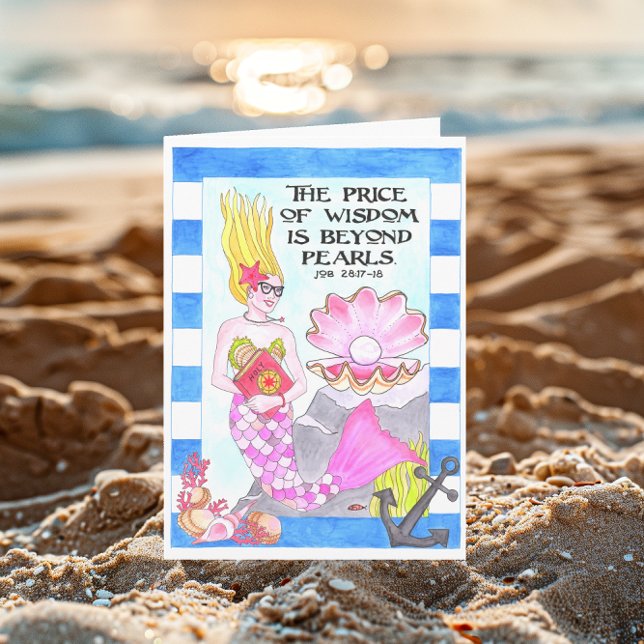 Pearl of Wisdom Personalised Birthday Card (Creator Uploaded)