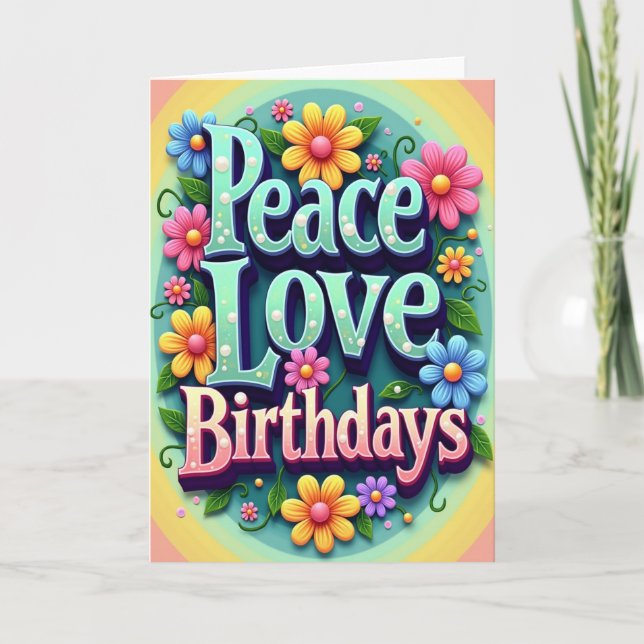 Pearl Orb Birthday Card (Front)