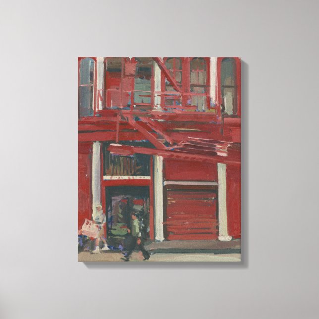 Pearl Paint shop Manhattan Canvas Print (Front)