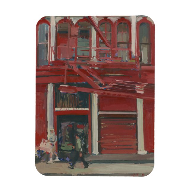 Pearl Paint shop Manhattan Magnet (Vertical)