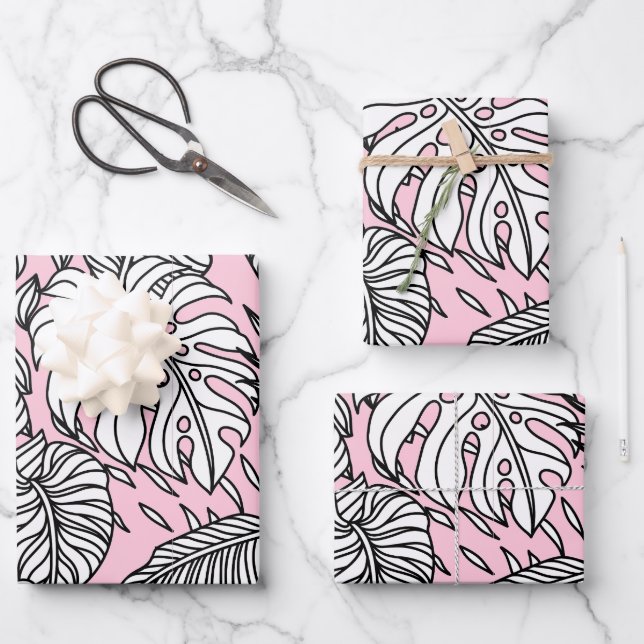 Pearl Palms Gift Wrap (Front)