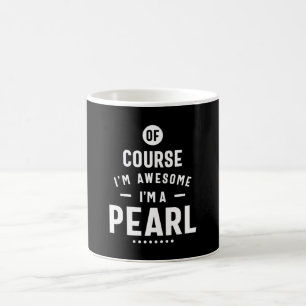 Pearl Personalised Name Birthday Coffee Mug