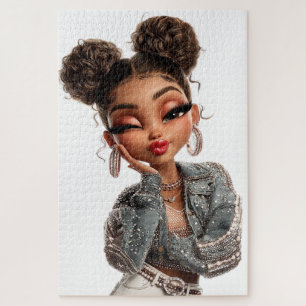 Pearl Pout Glam Girl Puzzle