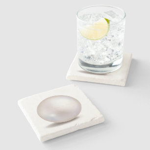 Pearl Printed Decorative Stone Coaster