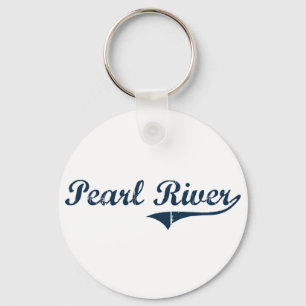 Pearl River New York Classic Design Key Ring