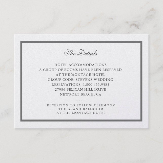Pearl Shimmer Details Card (Front)