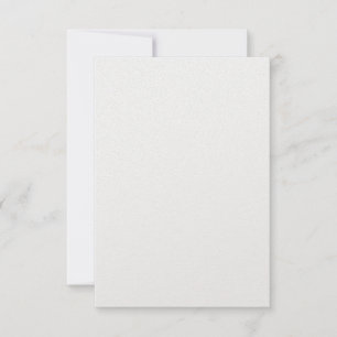 Pearl Shimmer Paper Flat Wedding Thank You Card