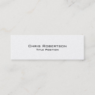 Pearl Slim Modern Trendy Stylish Business Card