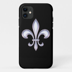 Pearl Style Fleur de Lis Case-Mate iPhone Case