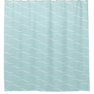 Pearl Waves Shower Curtain