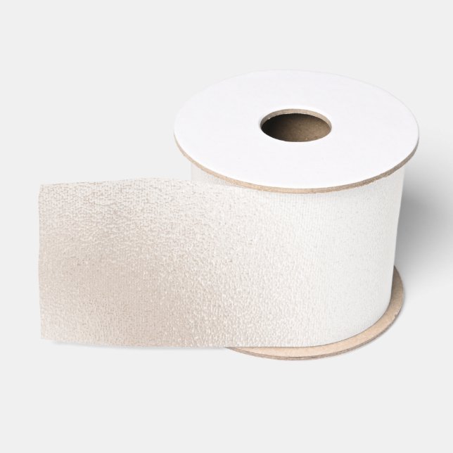 Pearl White Christmas Grosgrain Ribbon (Spool)