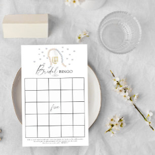 Pearls and Prosecco Bridal shower bingo game