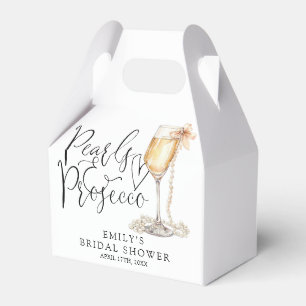 Pearls And Prosecco Bridal Shower Favour Box