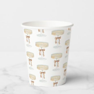 Pearls and Prosecco bridal shower love  Paper Cups