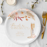 Pearls and Prosecco Bridal Shower Paper Plates<br><div class="desc">The Elegant Pearls and Prosecco Bridal Shower Paper Plates encapsulates the essence of refined sophistication and timeless elegance, offering a vision of unparalleled beauty and celebration. At the heart of the bridal shower lies the addition of the prosecco glass, a symbol of joyous celebration and effervescent cheer. As guests gather...</div>