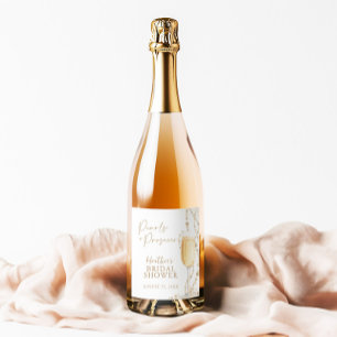 Pearls and Prosecco Bridal Shower  Wine Label