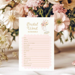 Pearls and Prosecco Bridal Word Game