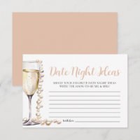 Pearls and Prosecco Date Night Ideas Bridal Shower