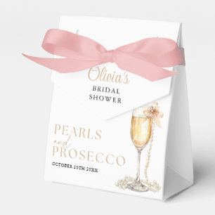 Pearls And Prosecco Elegant Bridal Shower Favour Box