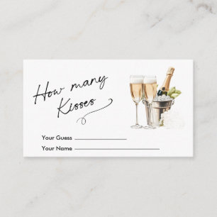 Pearls and Prosecco minimal Modern Bridal Shower Enclosure Card