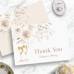 Pearls Bridal Shower Thank You Card