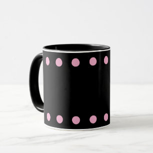 Pearls Cocoa & Coffee Mug (Black & Pink)