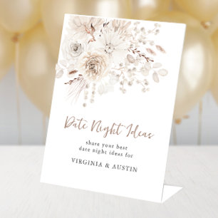 Pearls Date Night Pedestal Sign