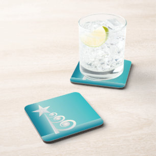 Pearls for Christmas Coaster