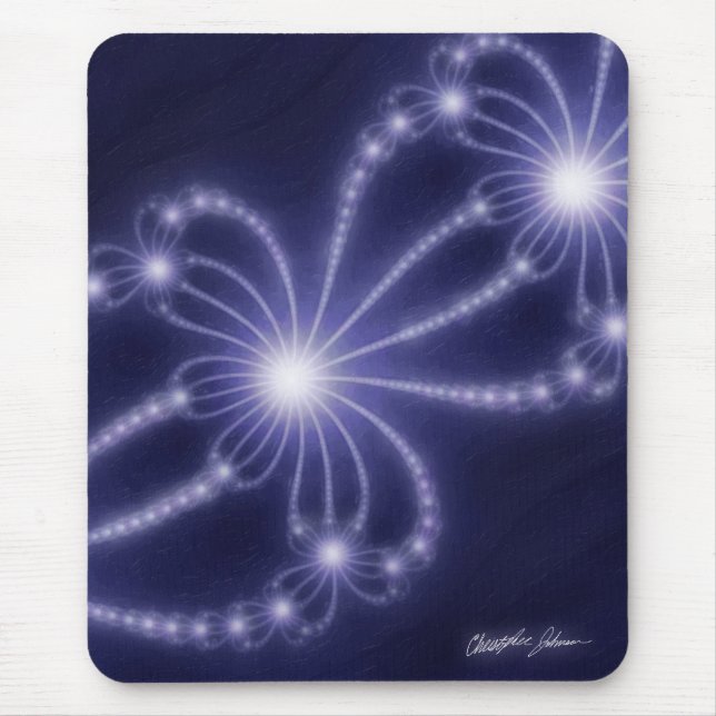 Pearls from the Deep 1 - Fractal Art Mouse Pad (Front)