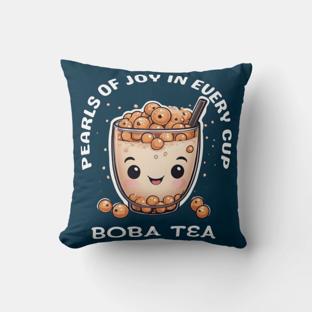 Pearls Of Joy In Every Cup Cushion (Front)