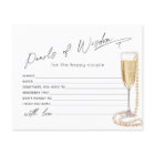 Pearls of wisdom Advice and wishes bridal shower