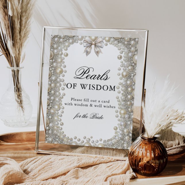  Pearls of Wisdom Bridal Shower Poster (Creator Uploaded)